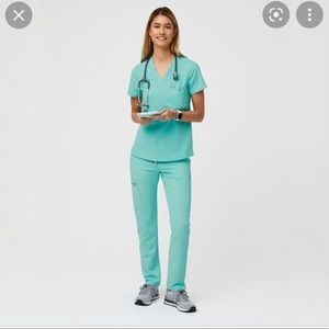Figs Fresh Aqua Yola Pants